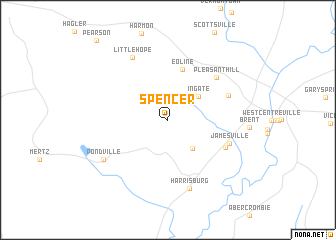 map of Spencer