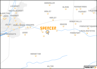 map of Spencer