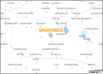 map of Sperenberg