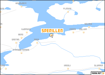 map of Sperillen