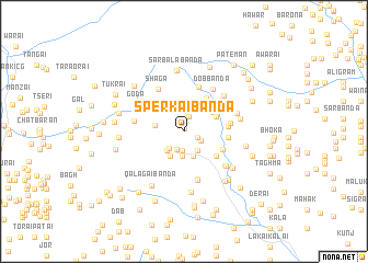 map of Sperkai Bānda