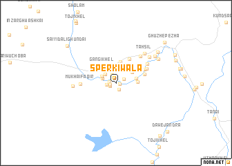 map of Sperki Wāla