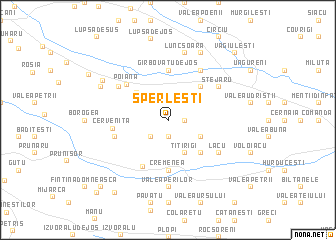 map of Sperleşti