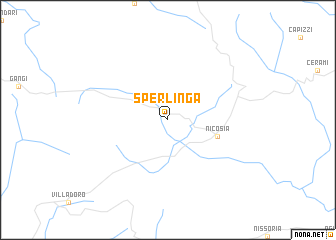 map of Sperlinga