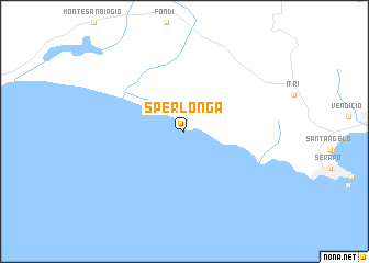 Sperlonga (Italy) map - nona.net