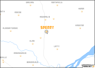 map of Sperry