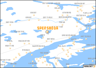 map of Spersboda