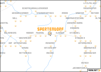 map of Spertendorf