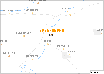 map of Speshnevka
