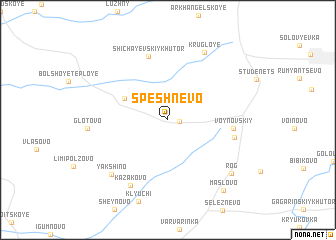 map of Speshnëvo