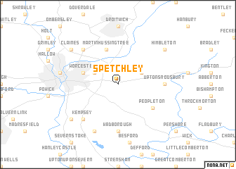 map of Spetchley