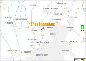 map of Spetsgorodok