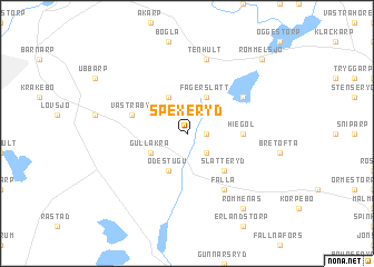 map of Spexeryd