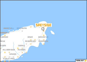 map of Speyside