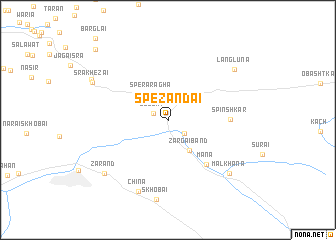 map of Spezandai