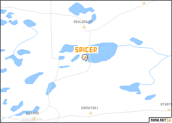 map of Spicer