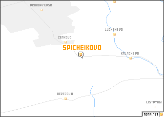 map of Spicheikovo