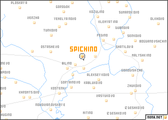 map of Spichino