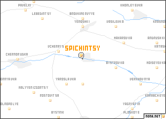 map of Spichintsy