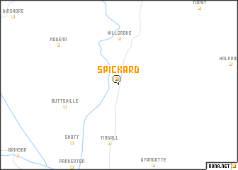 map of Spickard