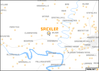 map of Spickler