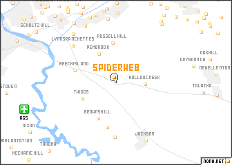 map of Spiderweb