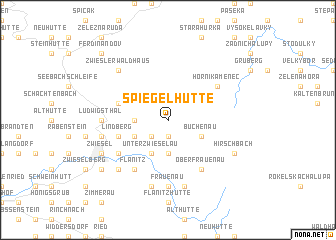 map of Spiegelhütte