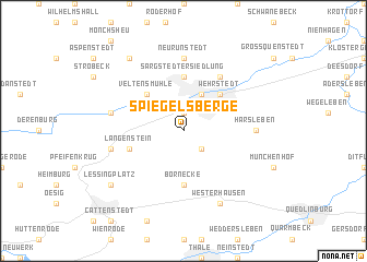 map of Spiegelsberge