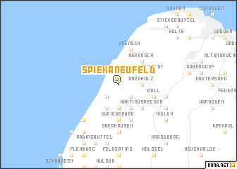 map of Spieka-Neufeld