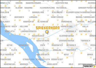 map of Spiekerhörn