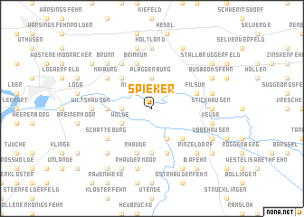 map of Spieker