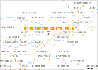 map of Spielberg bei Knittelfeld