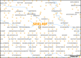 map of Spielhof