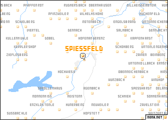 map of Spießfeld