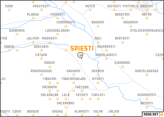 map of Spieşti