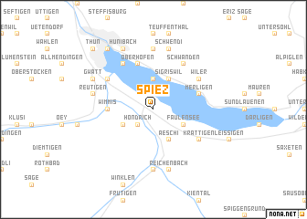 Spiez (Switzerland) map - nona.net