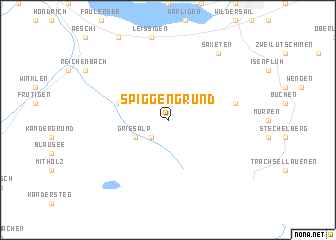 map of Spiggengrund