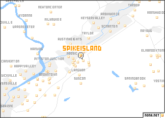 map of Spike Island