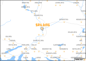 map of Spilding