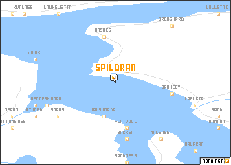 map of Spildran
