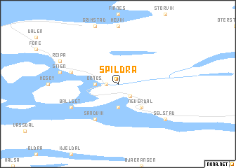 map of Spildra