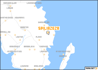map of Spiliazéza