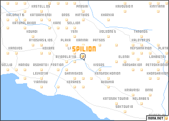 map of Spílion