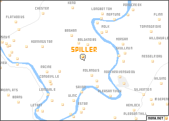 map of Spiller