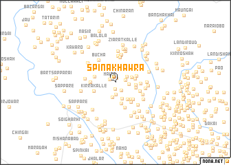 map of Spīna Khāwra