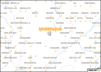 map of Spina Nuova
