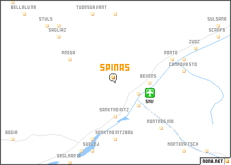 map of Spinas