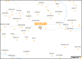 map of Spindār