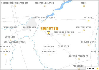 map of Spinetta