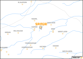 map of Spīngai